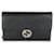 Gucci Black Dollar calf leather Interlocking G Chain Wallet  ref.1415538