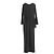 Haney Gaia geschlitztes Abendkleid Schwarz - Ansicht 5