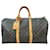 Louis Vuitton Keepall 50 Marrone Tela  ref.1415619