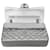 Borsa con patta foderata metallizzata Chanel Argento - vista 10