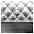 Borsa con patta foderata metallizzata Chanel Argento - vista 14