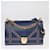 Dior Dark Blue Medium Studded Diorama Shoulder Bag Leather  ref.1415696