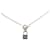 Collier pendentif en argent sterling Hermès Cadenas Kelly en argent Métal Argenté  ref.1415757