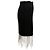 Gonna Burberry nera aderente con frange e strass Taglia US S Nero - vista 2