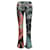 Autre Marque Bleu et multicolore Voyage Passion Painting Print Jeans Taille 28  ref.1415800