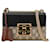 Borsa a tracolla Gucci Supreme GG marrone con lucchetto Pelle  ref.1415807