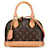 Sac à main marron Louis Vuitton Monogram Alma BB Cuir  ref.1415836