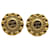 Gold Chanel Gold Plated CC Clip on Earrings Golden Gold-plated  ref.1415856