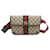 Bolsa de cinto Gucci GG Supreme Ophidia bege Couro  ref.1415903