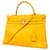 Hermès Hermes Kelly 35 Gelb Leder  ref.1415967