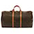 Louis Vuitton Keepall 60 Marrone Tela  ref.1415983