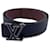 Louis Vuitton Reversible Blue Brown LV Tilt Buckle Belt Size 110/44 Leather  ref.1416108