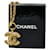 Collar chapado en oro con el logo de Chanel Coco Mark en muy buen estado Dorado Metal  ref.1416115