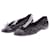 CHANEL Ballerinas T.EU 39.5 Leder Schwarz  ref.1416182