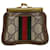 Portamonete in tela Gucci GG Supreme e chiusura in pelle in ottime condizioni  ref.1416223