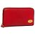 Fendi Red Leather Selleria Zip Around Long Wallet - view 2