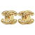 Chanel Chanel Matelassé Coco Mark Gold Plated Earrings Metal Earrings in Very Good Golden  ref.1416444