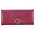 Bulgari Bvlgari Leather Logo Clip Long Wallet 281444 in Very Good Condition Purple  ref.1416470