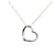 Collier Open Heart Tiffany & Co en argent SV925 40,5 cm en excellent état Métal Argenté  ref.1416487