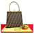 Fendi Zucca Canvas Top Handle Bag  Canvas Handbag in Very Good Condition Cloth  ref.1416519