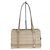 Borsa a mano Max Mara bianca beige cotone poliammide Bianco