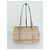 Borsa a mano Max Mara bianca beige cotone poliammide Bianco - vista 2