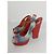 Décolleté Missoni Zigzag a punta aperta blu e rosso 37 Multicolore - vista 3