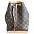 Noe Borsa a mano Louis Vuitton Noé Marrone in Tela