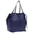 Céline CELINE Tote Bag Leather Blue Auth ep4279  ref.1416619