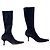 Botas Jimmy Choo de ante negro con punta 36