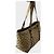 Borsa Tote Gucci Monogramma Marrone Beige Pelle D'oro Gold hardware - vista 6