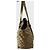 Borsa Tote Gucci Monogramma Marrone Beige Pelle D'oro Gold hardware - vista 7