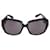 Lunettes de soleil oversizees à mors de cheval en bambou noir Gucci Plastique  ref.1416787