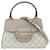 Gucci Beige Gg Supreme Canvas Mini Horsebit 1955 Top Handle Bag Leather  ref.1416788