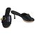 Mules Chanel in pelle nera 37 Nero