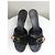 Mules Chanel in pelle nera 37 Nero - vista 2