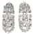 Autre Marque Exquis Crystal 9k white gold earrings Golden  ref.1416809