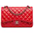 Rote Chanel Jumbo Classic Caviar gefütterte Umhängetasche mit Klappe Leder  ref.1416861