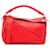 Bolsa média quebra-cabeça vermelha Loewe Vermelho Couro  ref.1416866