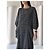 Comme Des Garcons vestido de seda Comme des Garçons Negro - vista 5