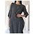 Comme Des Garcons vestido de seda Comme des Garçons Negro - vista 6