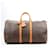 Louis Vuitton Monogram Canvas Keepall 55 Travel Bag M41424 Brown Leather  ref.1417016