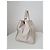 Borsa Prada in pelle color crema Crudo - vista 10