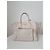 Borsa Prada in pelle color crema Crudo - vista 3