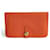 Cartera Hermès Dogon en cuero Clemence naranja Año 2003  ref.1417038