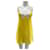 Autre Marque NON SIGNE / UNSIGNED  Dresses T.International S Polyester Yellow  ref.1417096