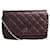 Chanel Dark magenta 2011 Wallet On Chain - size Purple Leather  ref.1417195