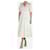 Ulla Johnson Cream puff-sleeved tiered midi dress - size S Cotton  ref.1417219