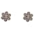 NEUF BOUCLES D'OREILLES CHANEL LOGO CC FLOCONS DE NEIGE SNOWFLAKE EARRINGS Métal Argenté  ref.1417436