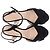 Sandali Stuart Weitzman Dayna con plateau in pelle scamosciata nera - vista 13